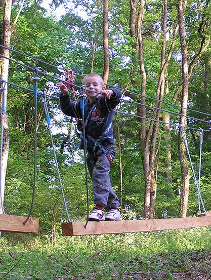 Parcours orange, entraînement pour enfants